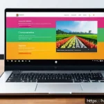 Home 18 네이버 블로그와 동영상 연결하기 - A vibrant and professional blog thumbnail design featuring bright colors and clear text in Hindi usi...